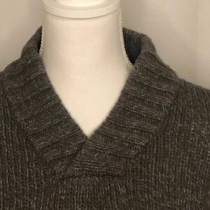 Original Penguin Charcoal V-Neck Sweater